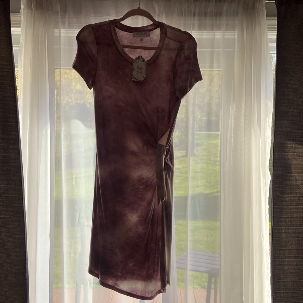 Tie-dye t shirt dress